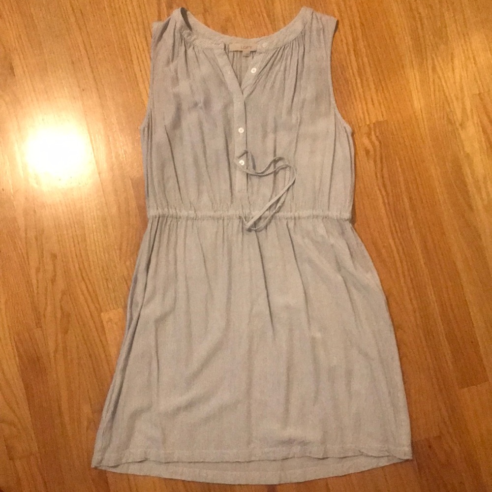 Loft drawstring dress